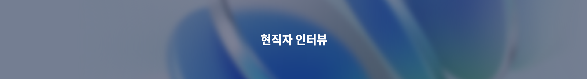 현직자 인터뷰
